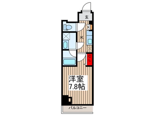 レアライズ浅草Ⅴの物件間取画像